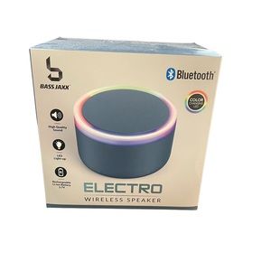 Bass Jaxx Electro wireless speaker NIB
